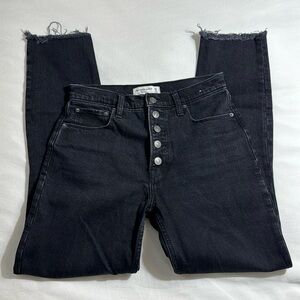Abercrombie & Fitch Black The Skinny High Rise Jeans Size 27/4 Long